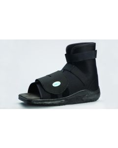 Slimline Cast Boot  Black Square-Toe  Adult Large