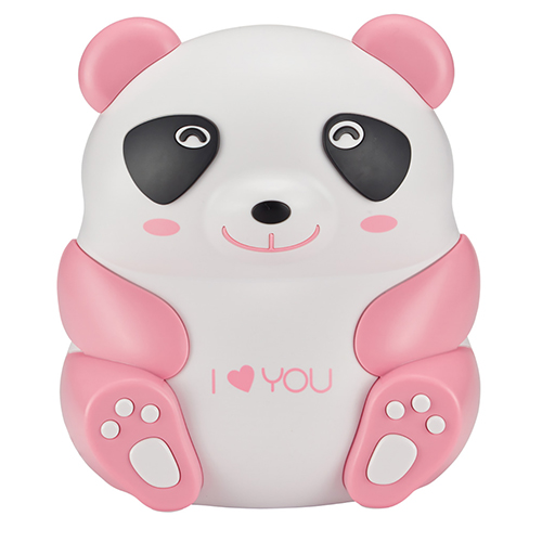 Panda Pediatric Pink Comp Neb w/Bag  Disp& Reuse Neb Kits